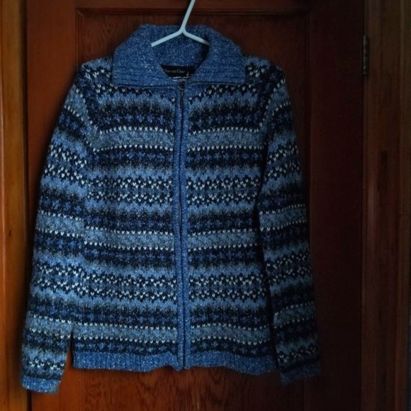 COPY - Traditional patterned, cardigan, jacket, S-L, mixed fibres. - Picture 2 of 8
